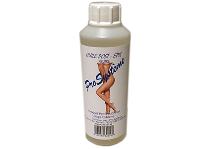 Flacon 250 Ml D'Huile Neutre Après Épilation